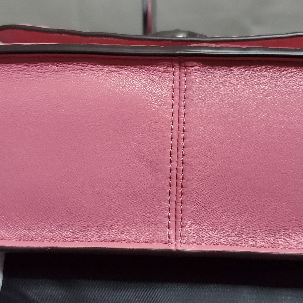 Coach Colorblock Quilted Rivets C Turnlock Bowery - Picture 5 of 8